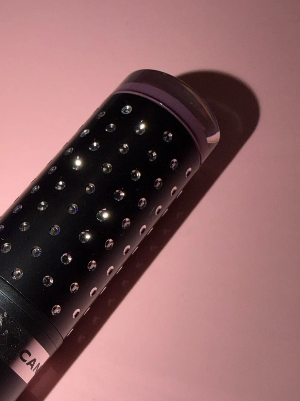 Neutral purple Mauve Lipstick with a cute rhinestone case - purple reign